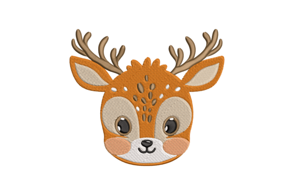 Cute Deer Baby Embroidery Design