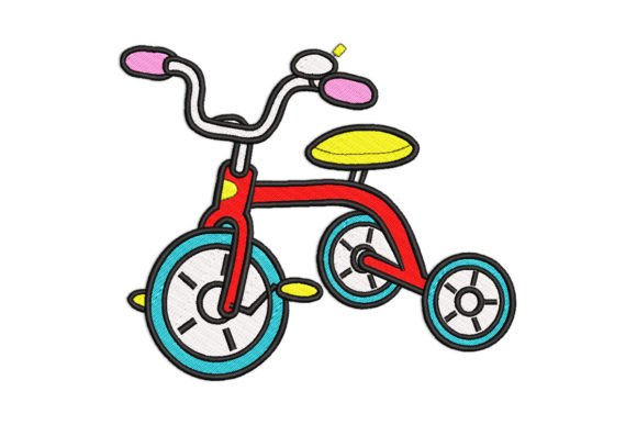 Kids Tricycle Embroidery